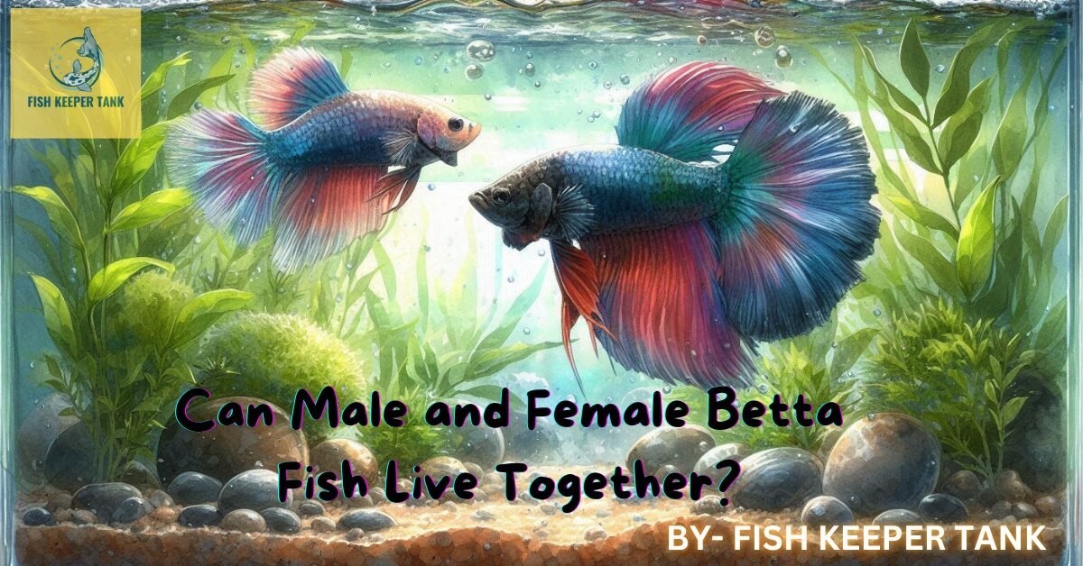 Male and Female Betta Fish Live Together