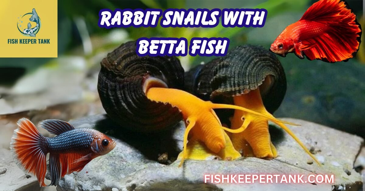 Rabbit Snail With Betta: Rabbit Snails And Betta Fish.