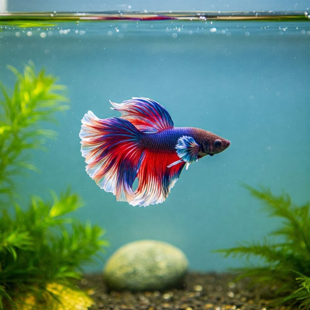 Betta Fish In A 5-Gallon Tank